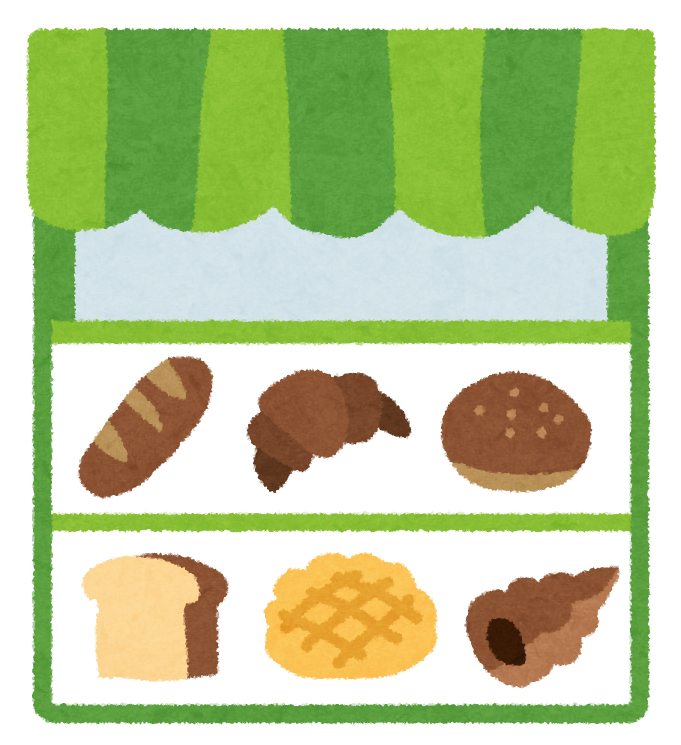 パン屋のイラスト